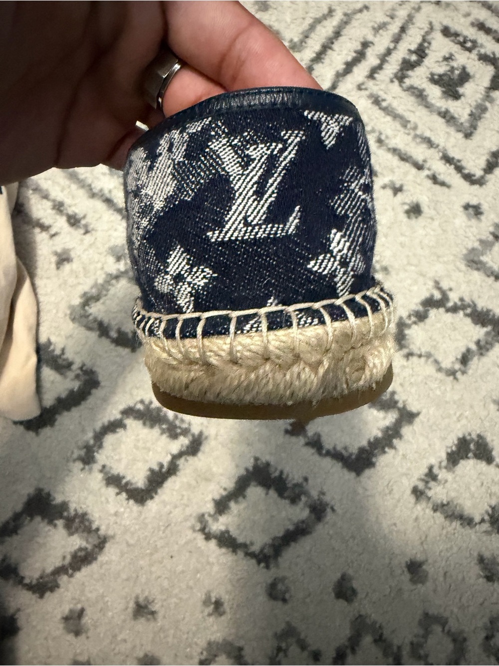 Lv logo  espadrille shoes - Picture 4 of 9